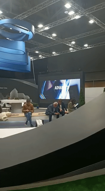 MWC 2023 keynote stage